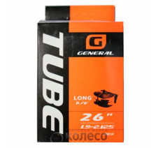 Камера 26*1,75/2,125 LA/V48 General 30% карт.уп.