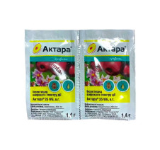 Інсектицид Актара два саше по 1,4 мл 2шт